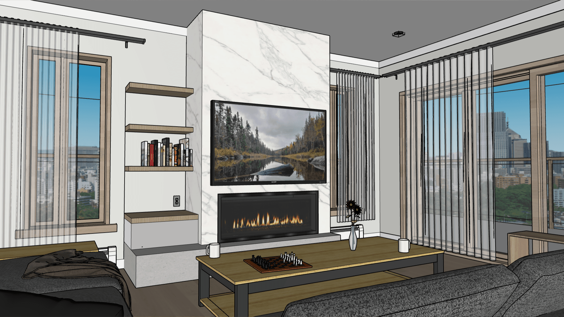 Raw SketchUp viewport